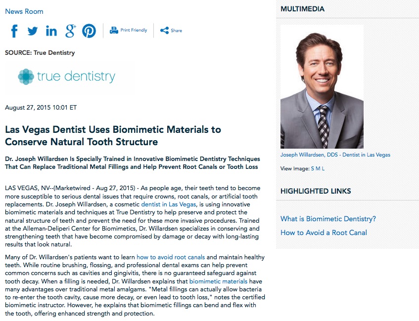dentist in las vegas,how to avoid root canals,biomimetic materials,las vegas dentistry